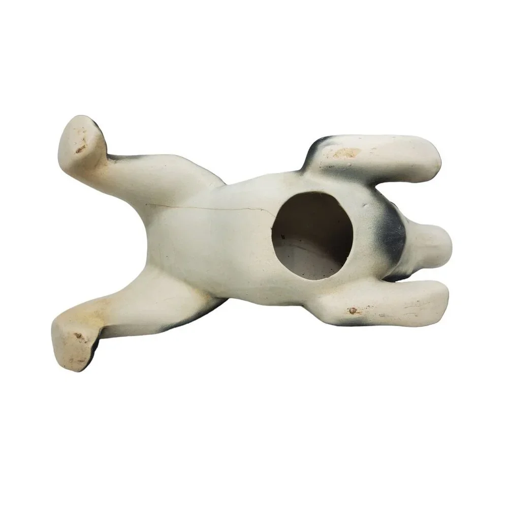 vintage 1950s-60s heavy ceramic spaniel floor tabletop or porch figurine - Picture 9 of 11